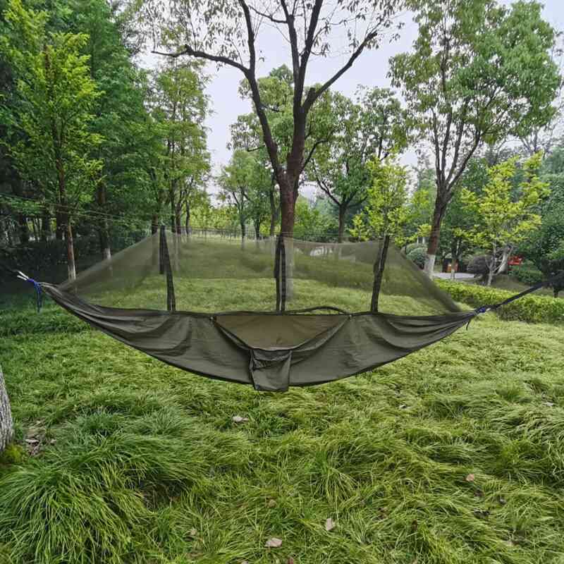 Outdoor Furniture Parachute Fabric Hanging Bed, Hunting Sleeping Swing