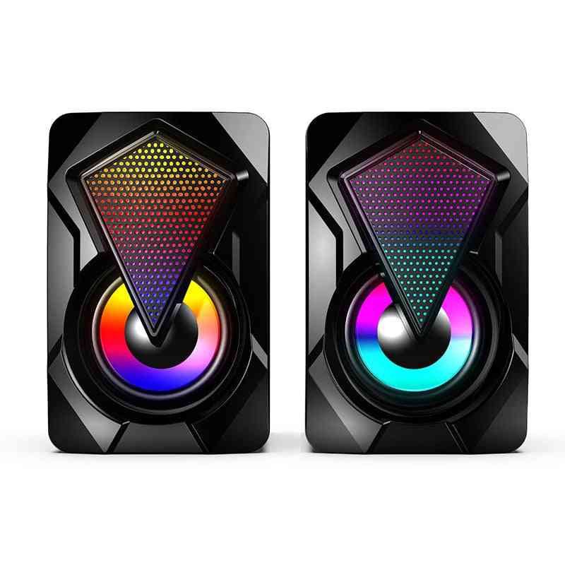 Computer usb kablet farverig lyseffekthøjttaler