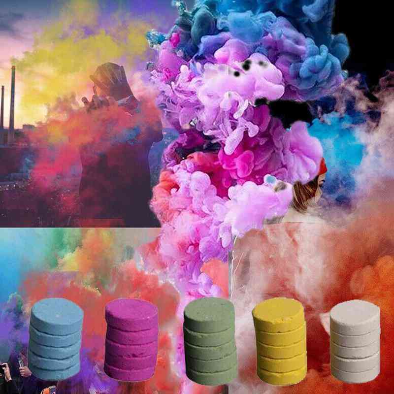 Colourful Smoke Cake Props Combustion Smog