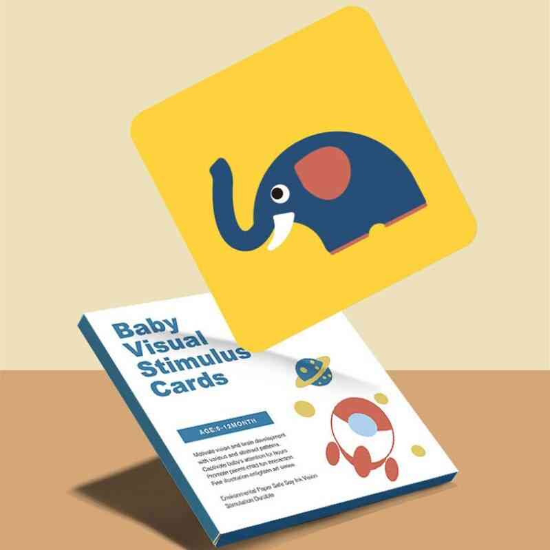 Varhaiskasvatus vauvan visuaalinen koulutus pahvi eläinruoka flashcards toy