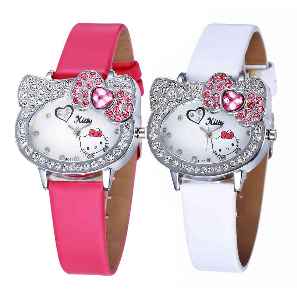 Leather Cute Baby Watch -