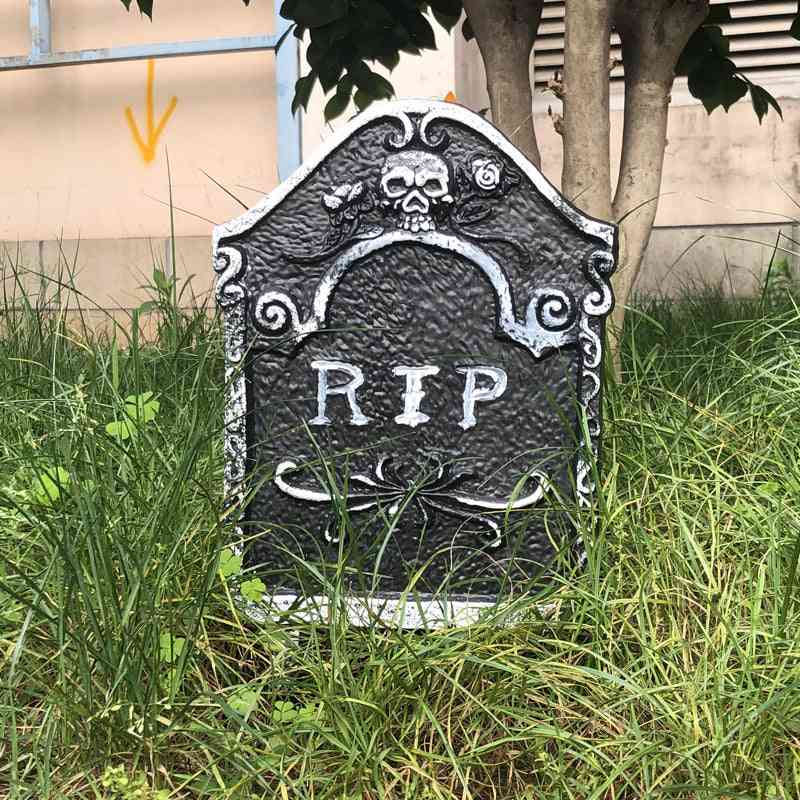 Halloween Party Decoration-plastic Tombstone