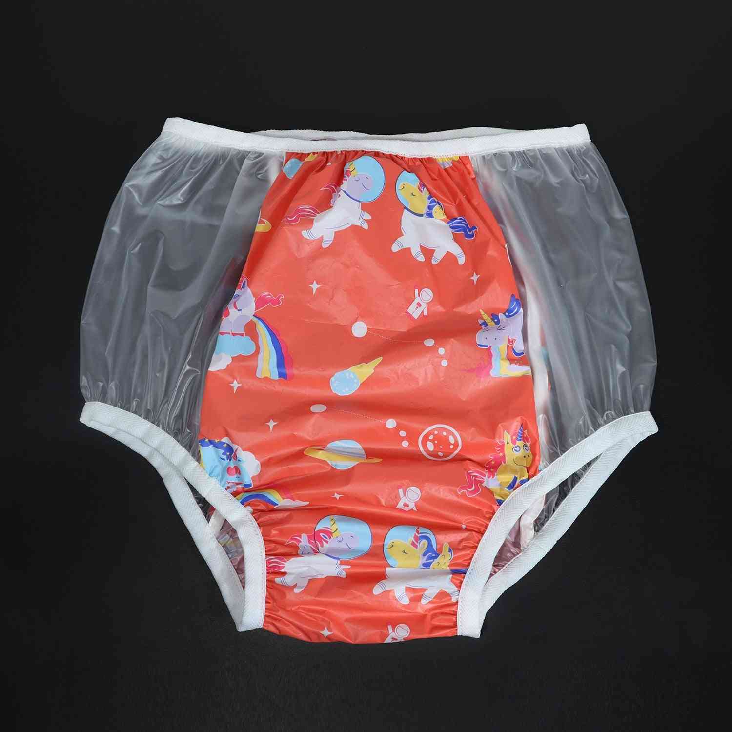 Pvc Reusable Adult Baby Diapers