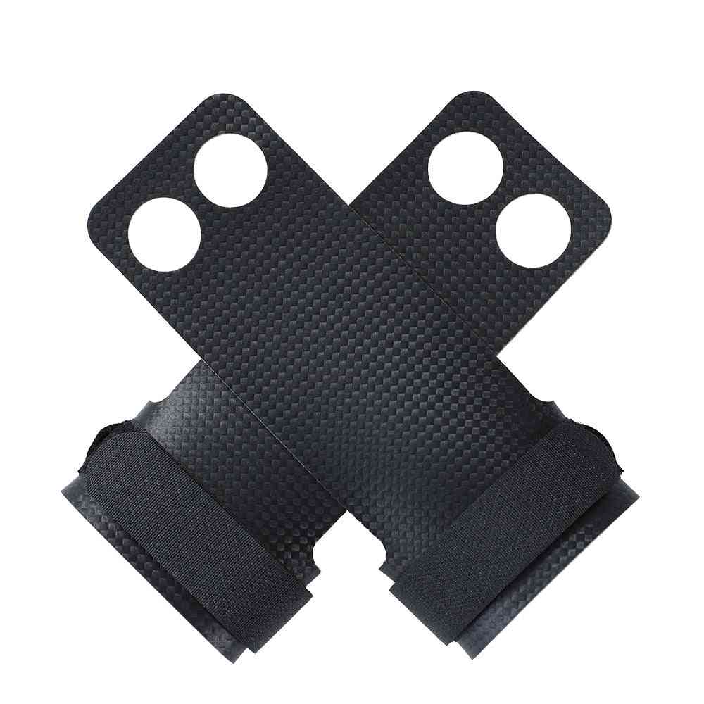 2-hole Carbon Crossfit Grip For Weightlifting