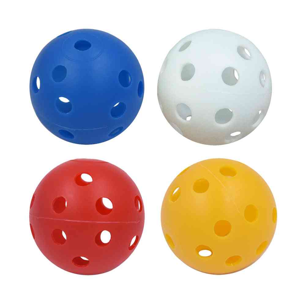 Plastic Airflow Hollow Outdoor Golf Practice Balls