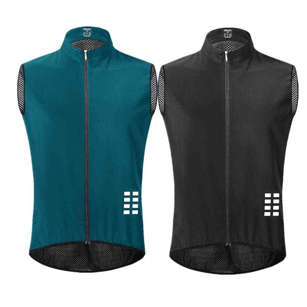 Cycling Vest, Ultralight Sleeveless Jersey Cycle Gilet Waistcoat For Adults - Men