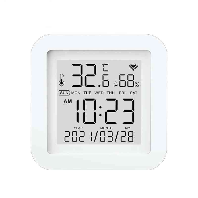 Temperature Humidity Sensor Smart Desk Clock