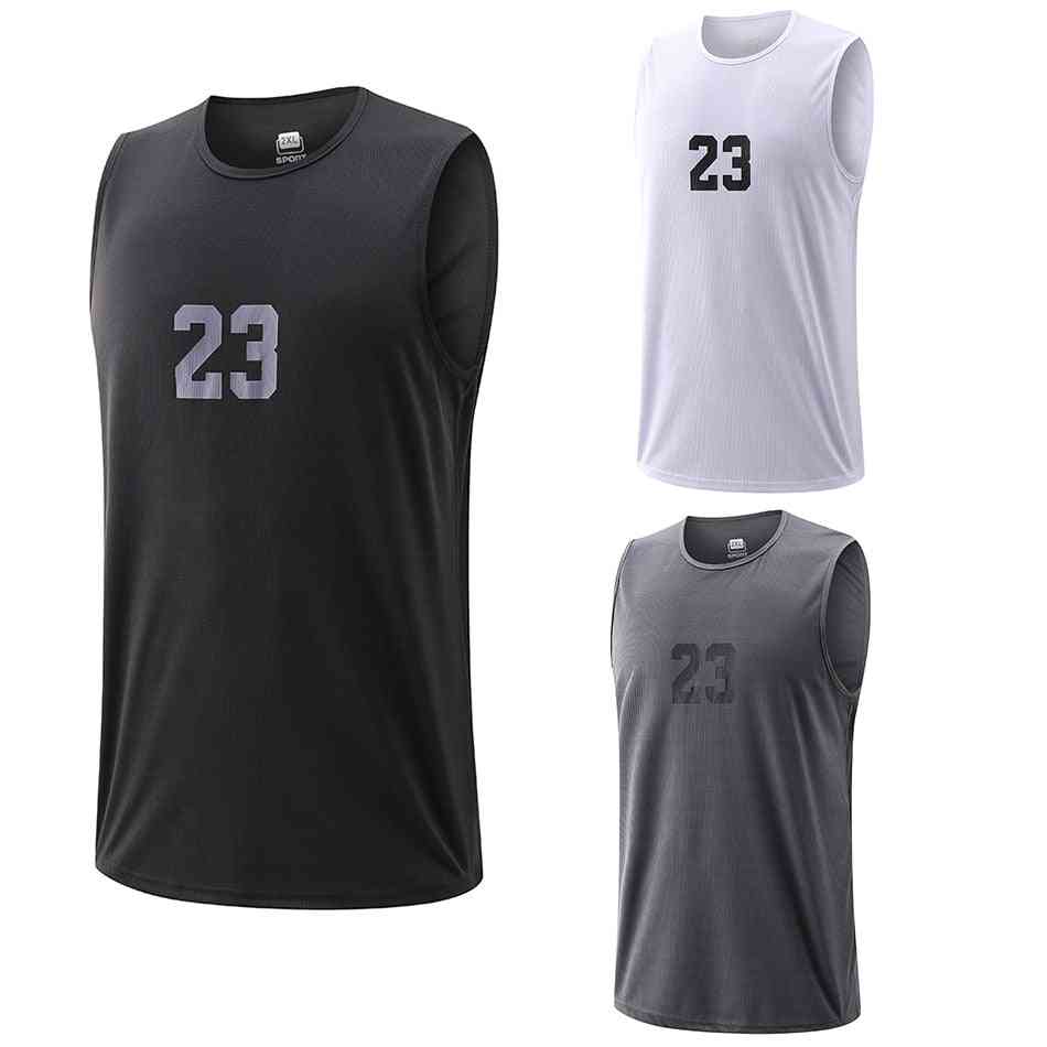 Male Fitness Jogging Workout Basketball Tops