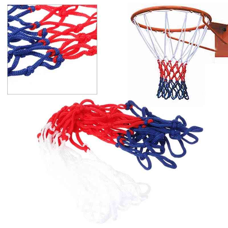 5mm Red White Blue Durable Basketball Net
