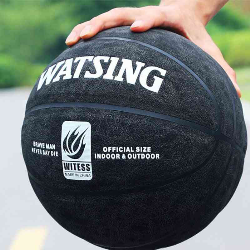 Genuine Indoor And Outdoor Soft Leather Basketball