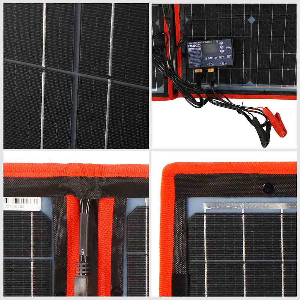 Flexible Black Solar Panels 12 Volt Controller