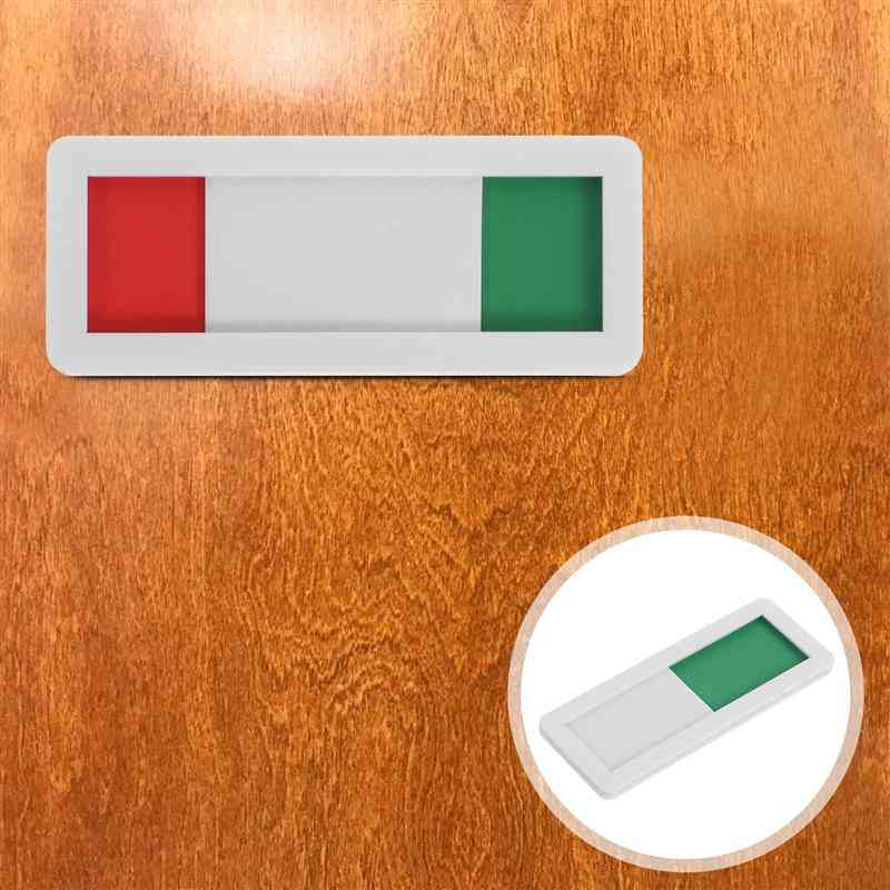 Self Adhesive Indicator Sign For Office Status Switch