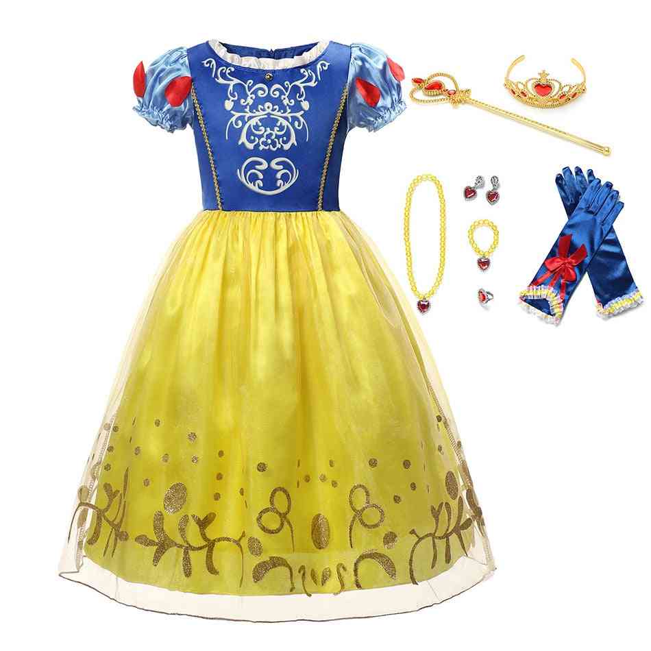 Girl Kids Cosplay Sofia Gown, Christmas Party Clothing