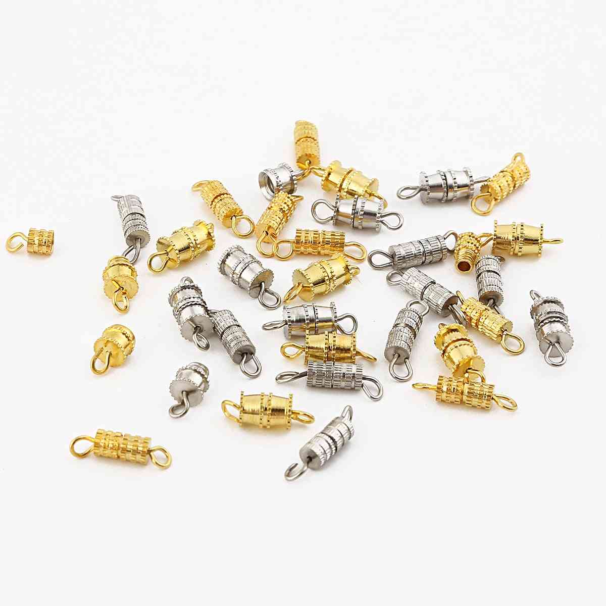 Cylinder Fasteners Buckles- Closed Beading End, Screw Clasps