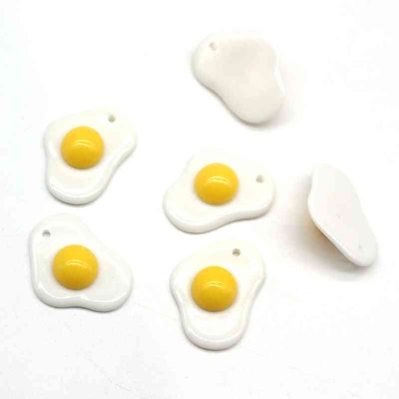 Cats Unicorn Duck Animal- Resin Charms Egg Noodles, Mushroom Palette Earring