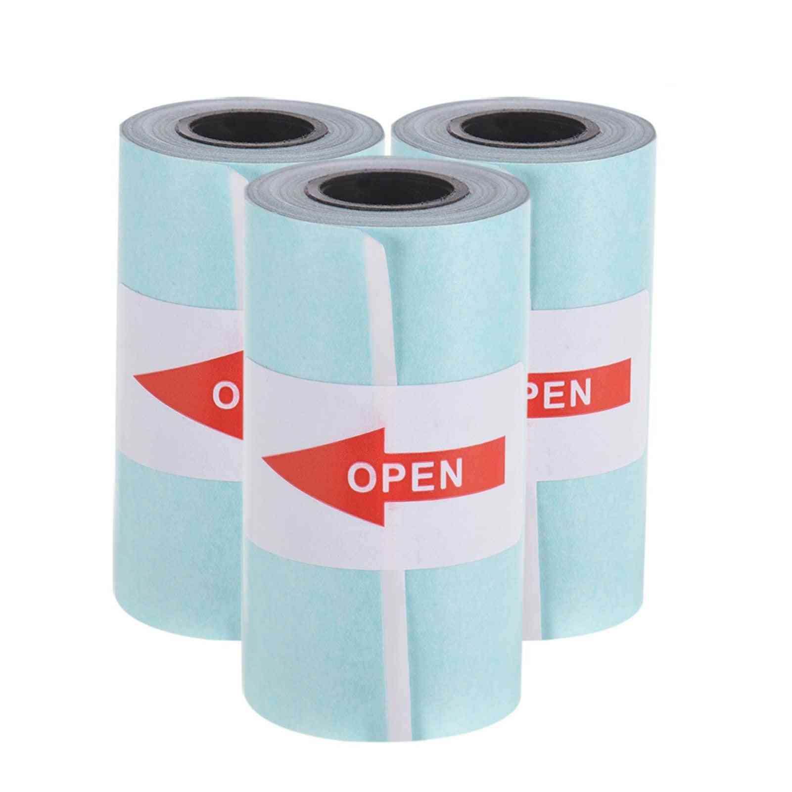 Printable Sticker Paper- Roll Direct Thermal Paper With Self-adhesive