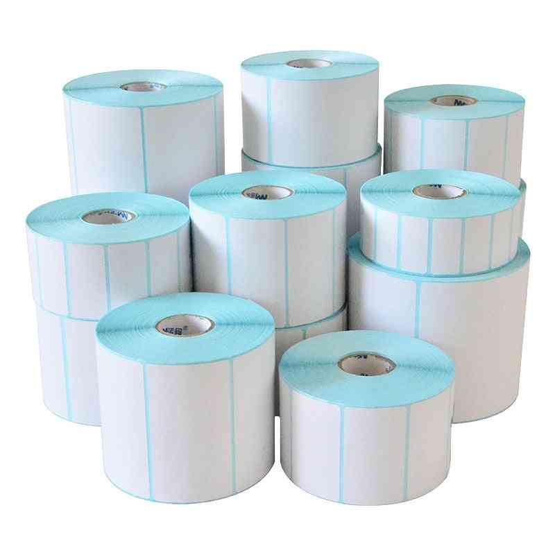 Adhesive Thermal Label Sticker Paper - Supermarket Price Blank Barcode Label
