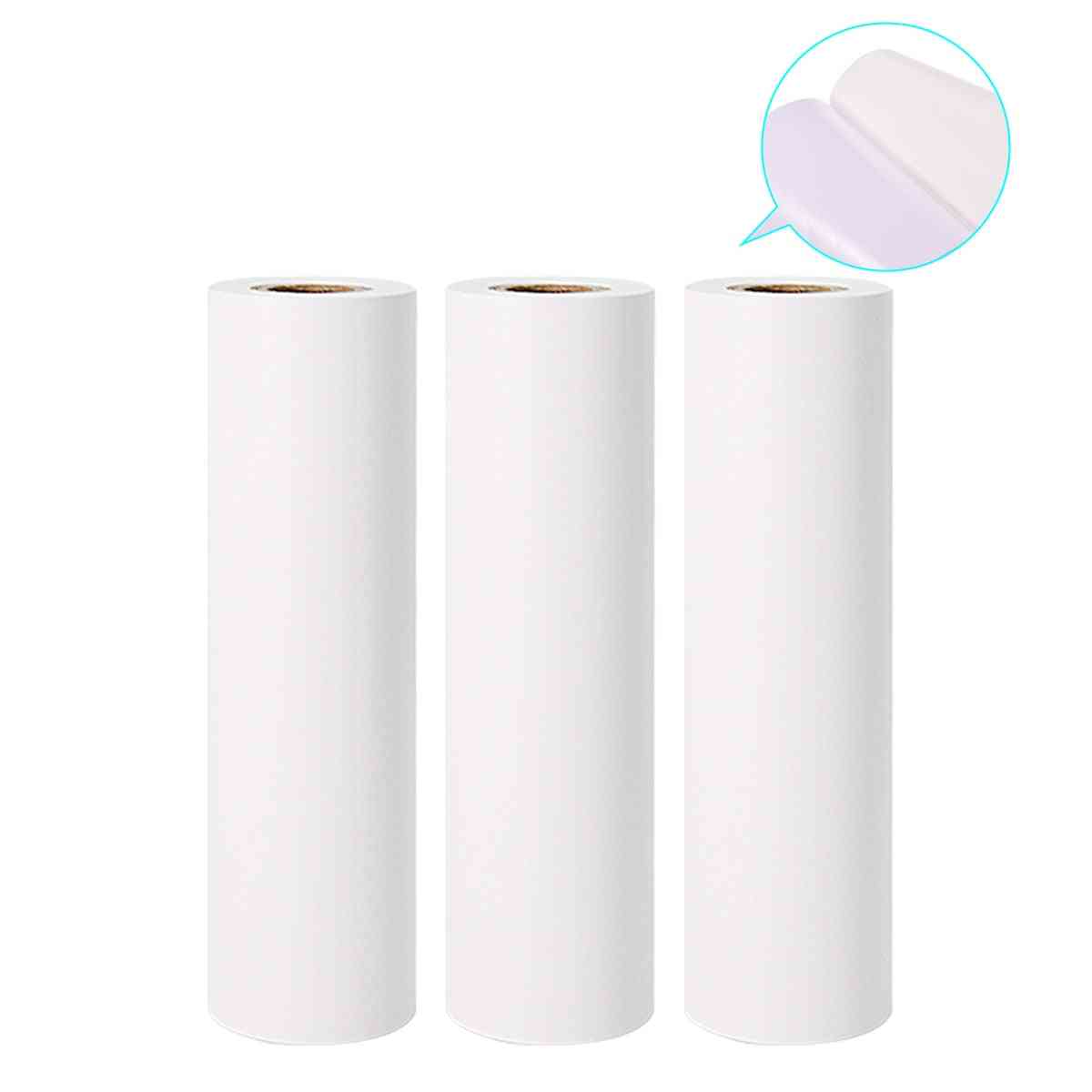 White Self-adhesive Thermal Paper Roll Printable Sticker