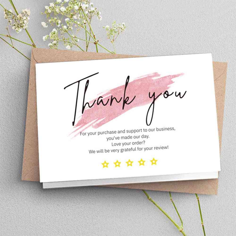 Small Business Decor- Thank You Card