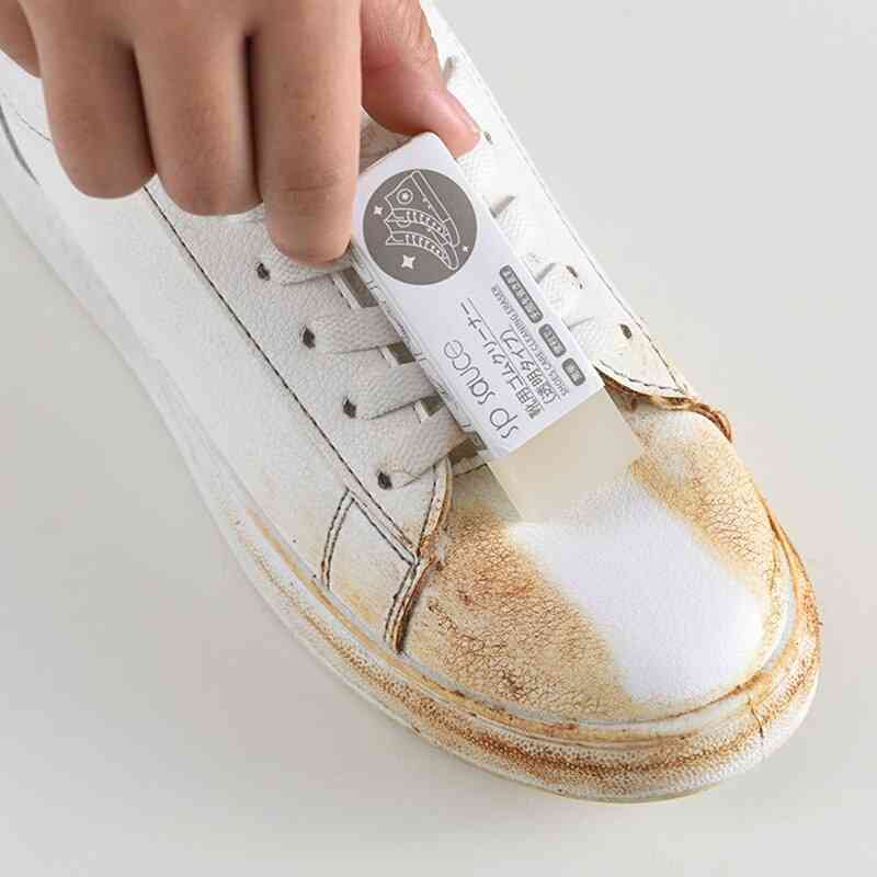 Sheepskin Matte And Leather Fabric Care Cleaner Sneakers Shoe Brush