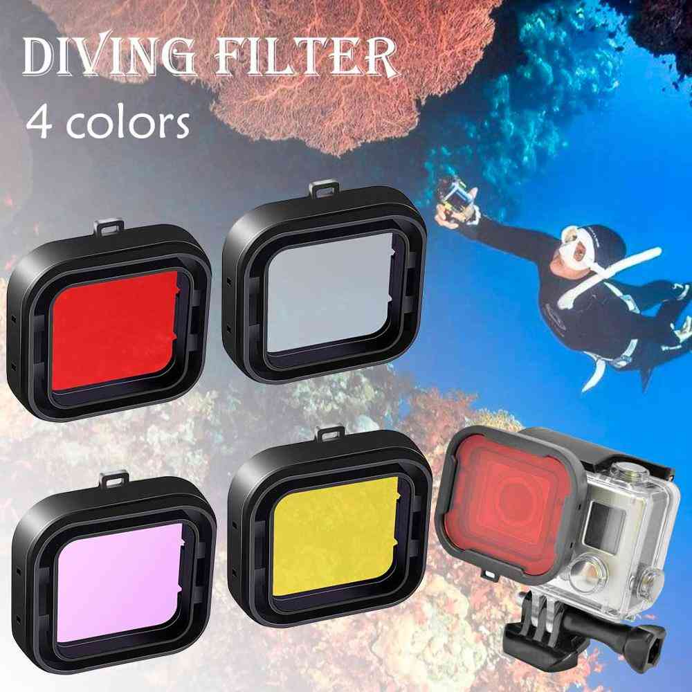 Waterproof Sports Camera Case Underwater Diving Filter Lens Cover