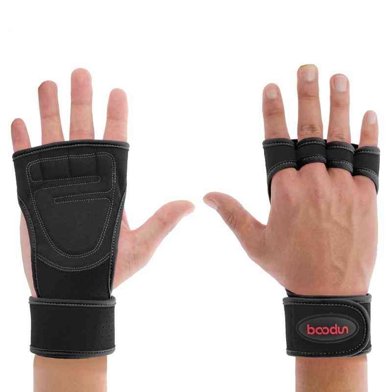 Sports Weight Lifting- Gym Half-finger, Dumbbells Gloves