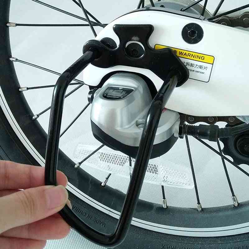 Elektrisk cykel fällbar e-cykel bakskydd