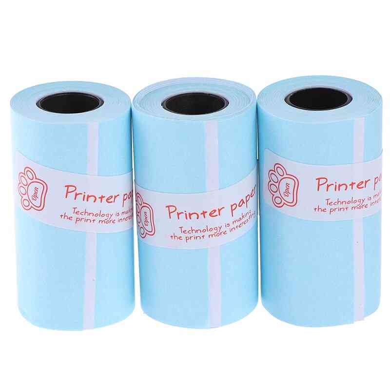 3-ruller selvklæbende, direkte printbar mærkat, termisk papir