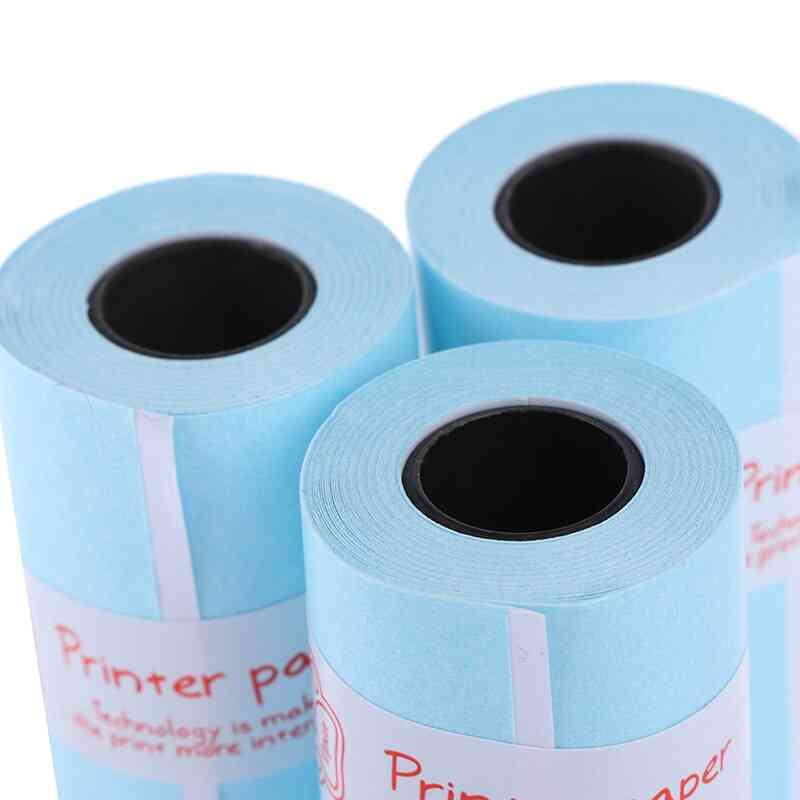 3-ruller selvklæbende, direkte printbar mærkat, termisk papir