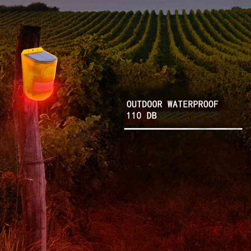 Wireless- Outdoor Solar Siren Light