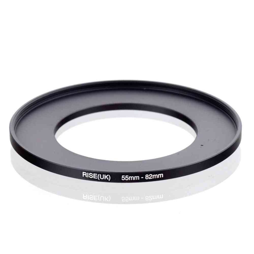 Black Step Up Ring Filter Adapter