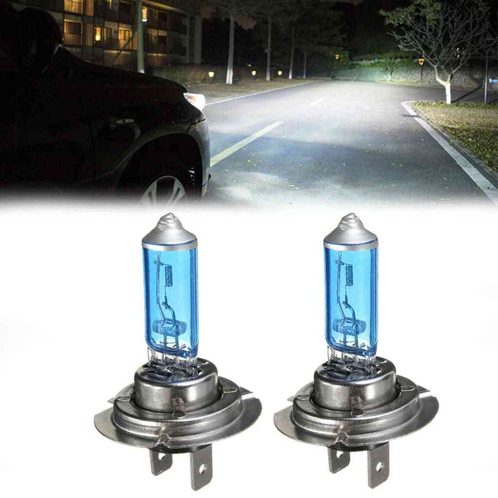 Car Headlight Bulbs Gas Halogen White Light Lamp