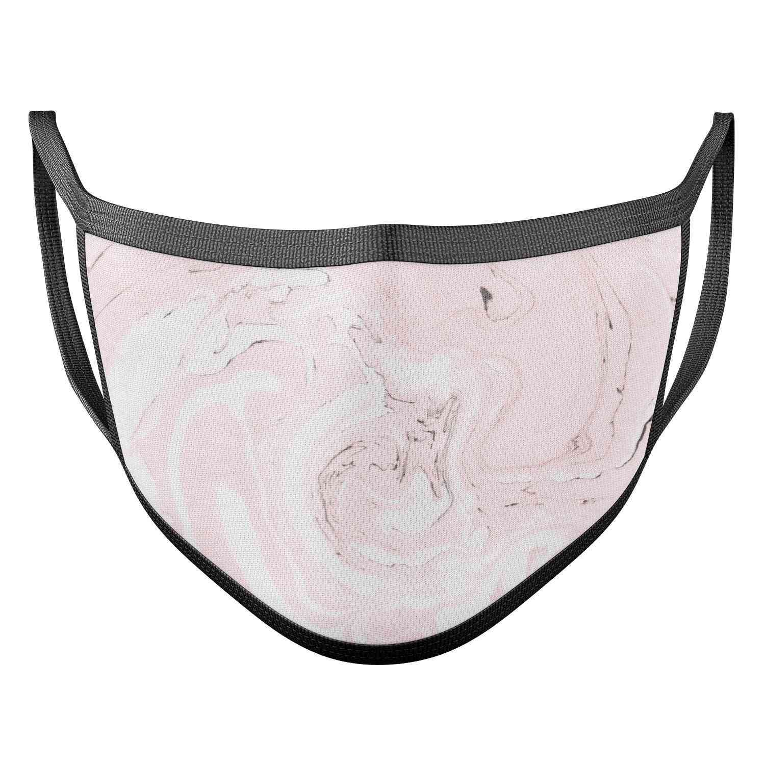 Rózsaszín 19 texturált márvány - USA -ban készült szájvédő unisex pormentes
