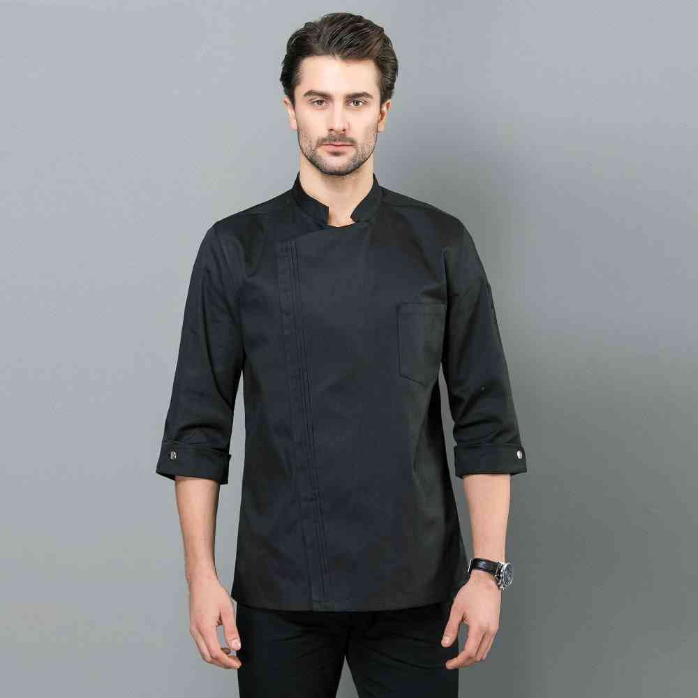 Restaurant Hotel Kitchen- Long Sleeve Head, Chef Jacket Uniform