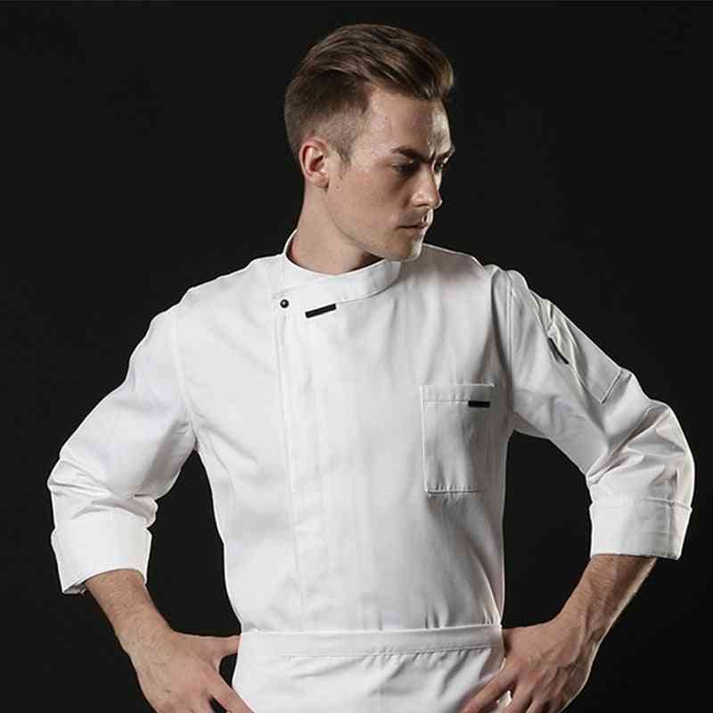Short & Long Sleeve- Crossover Cook Coat, Chef Jacket, Women