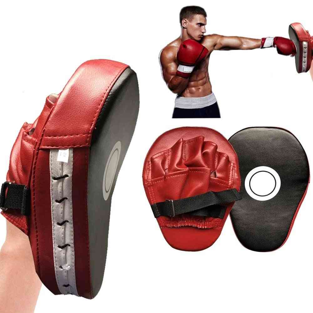 Pu Leather, 5-finger Hand Target, Boxing Curved Baffle