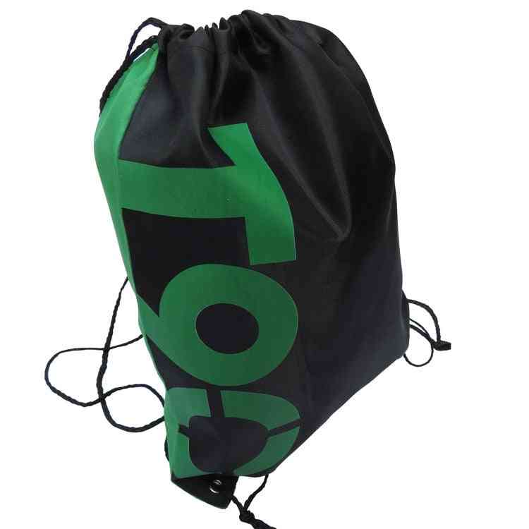 Double Layer Drawstring Gym Waterproof Backpacks, Swimming Sports Beach Bag