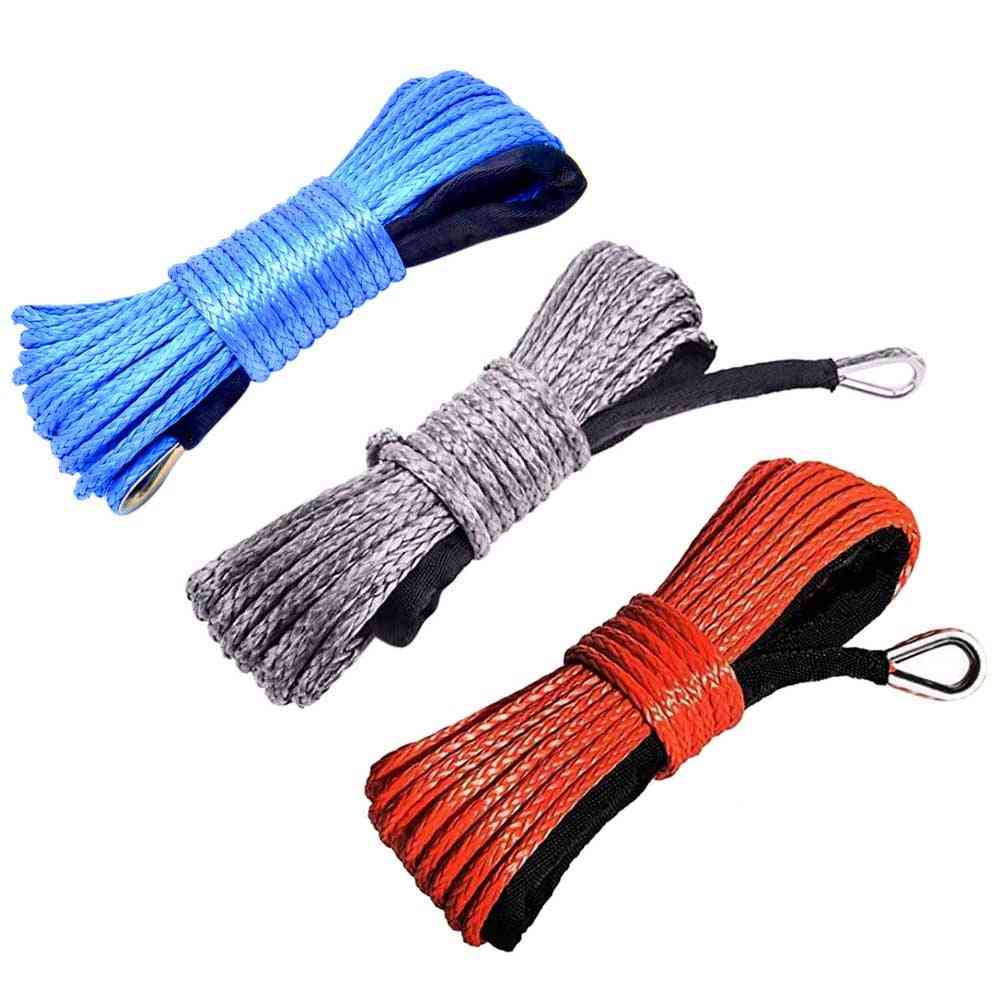 Emergency Replacement Car Outdoor Accessories Synthetic Winch Rope
