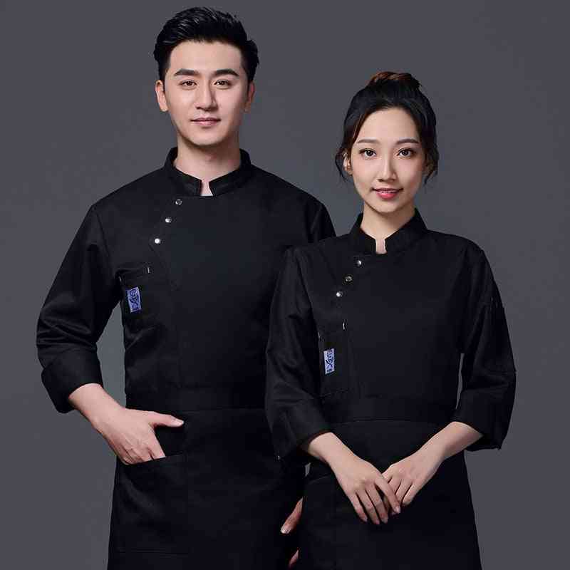 Long Sleeve Kitchen Hotel Chef's Work Clothes