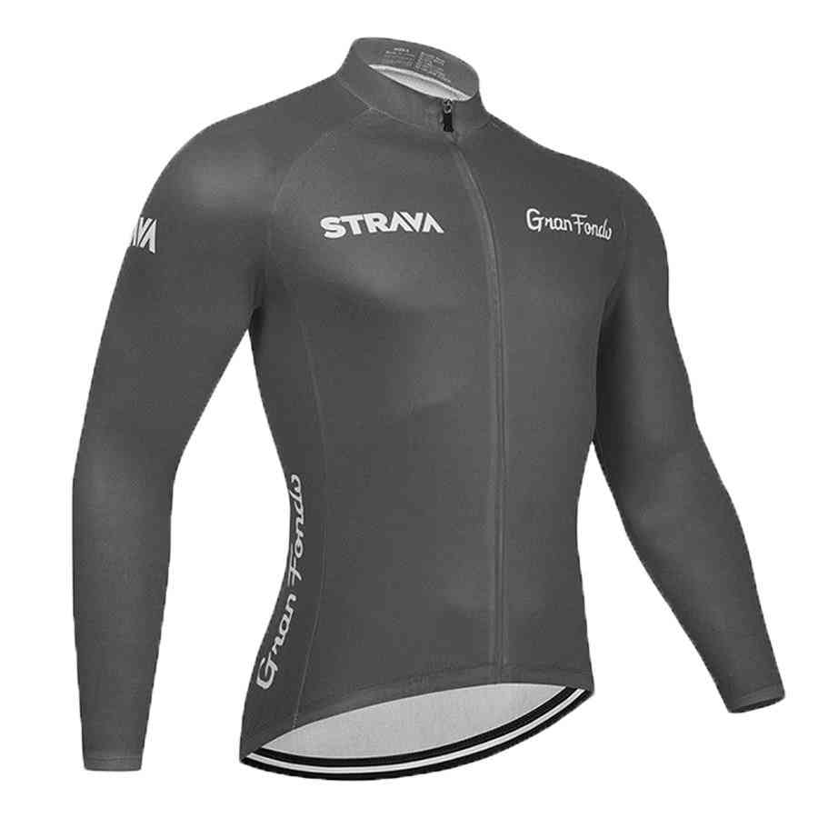 New Team Long Sleeve Bicycle Jersey Uniform