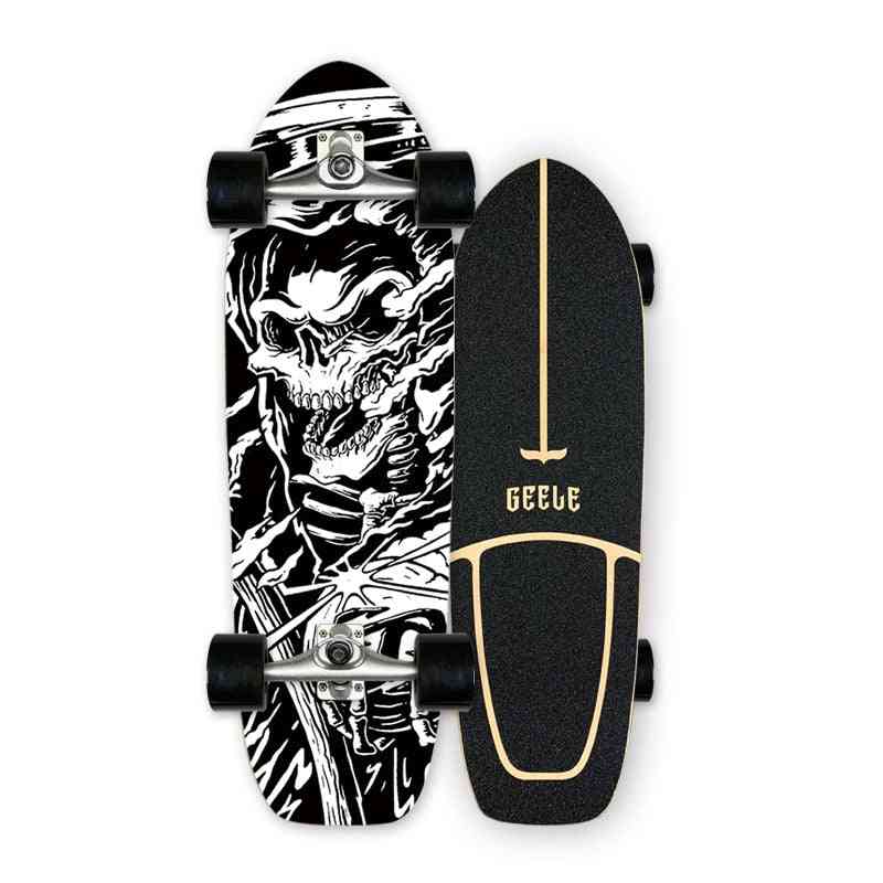 Highly Smooth Carver Surf Land Skateboard