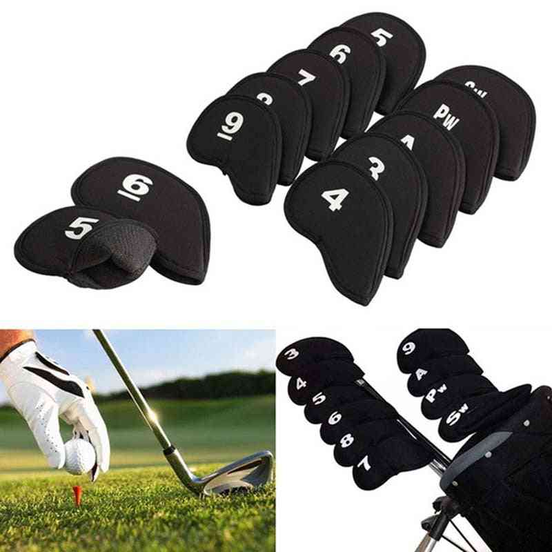 Golf Club Head Covers - Iron Putter Head Cover = Putter Headcover Set