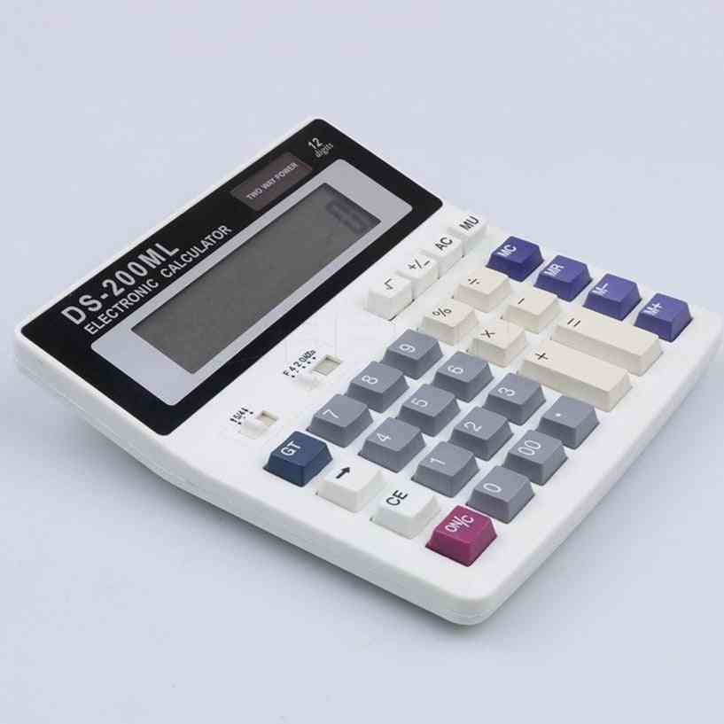 Multi-functional Battery Electronic Office Calculator