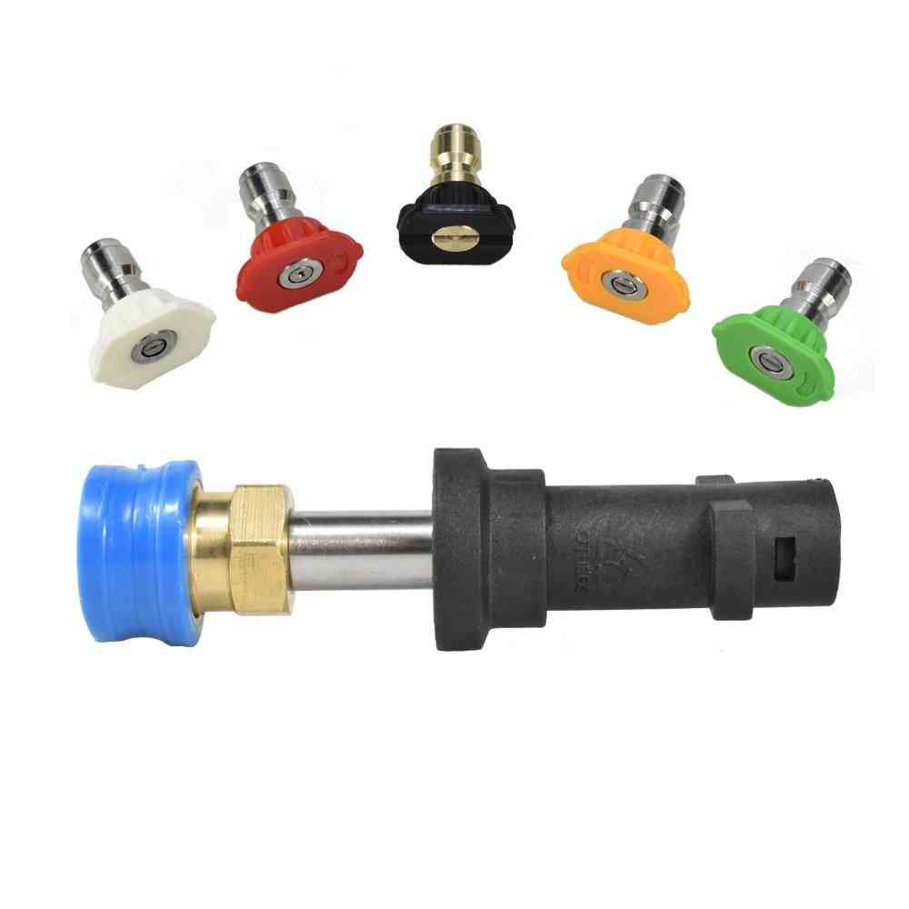 K2-k7 Pressure Washer Spray Nozzles And 5pcs Color Tips Adapter