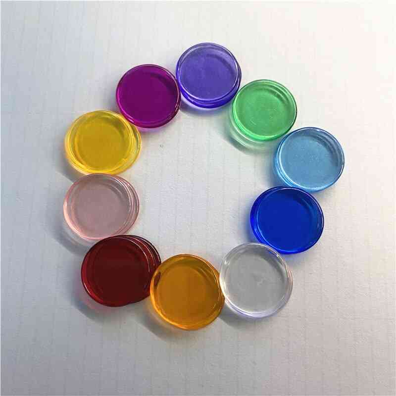 Transparent Poker Chips Plastic Counting