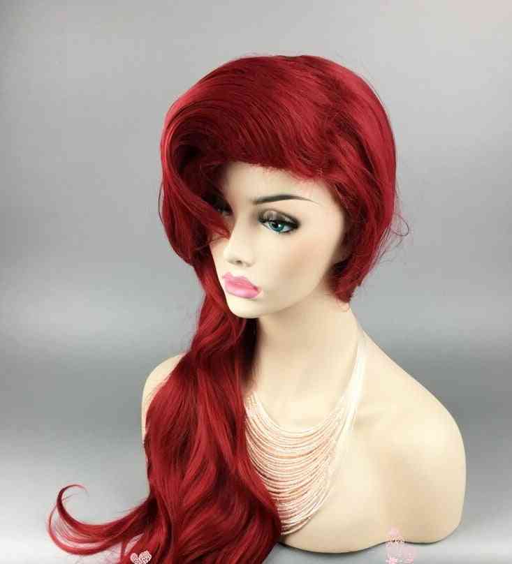 The Little Mermaid- Ariel Cosplay, Synthetic Hair, Costume Wigs