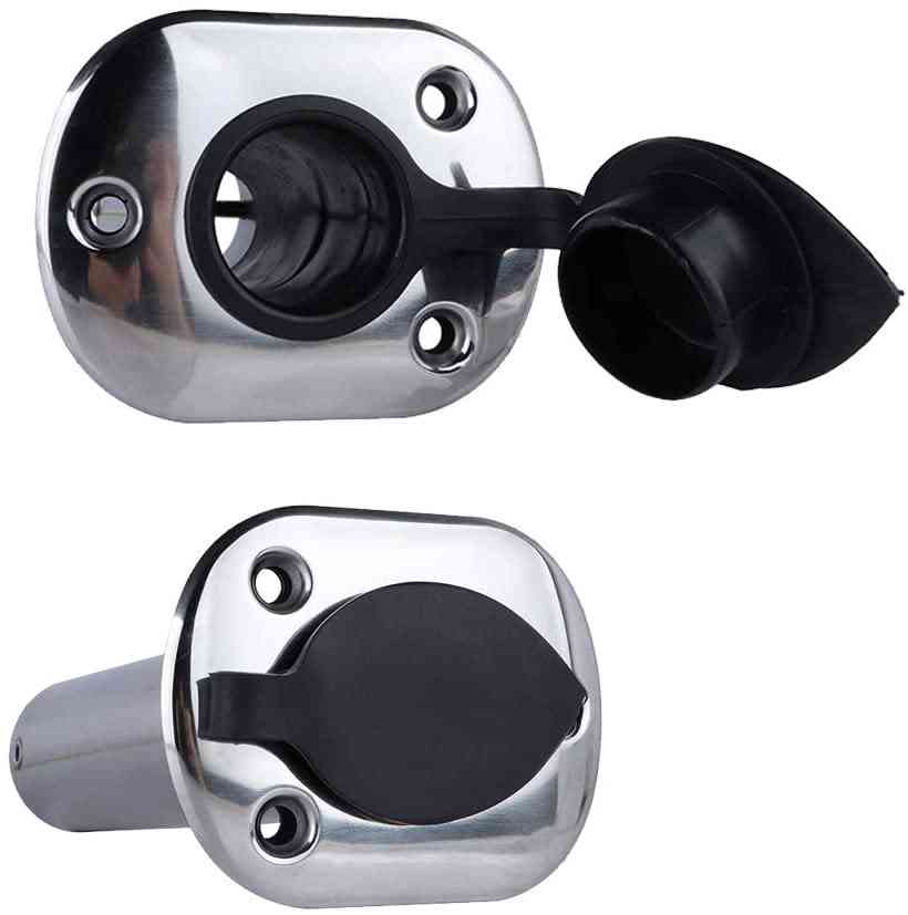 2 Pieces Stainless Steel Flush Mount Fishing Rod Holder