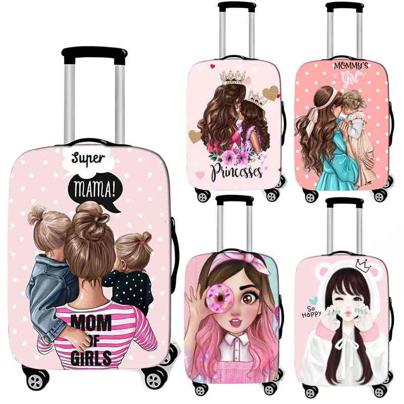 Super Mom Print Luggage Cover Travel Accessories