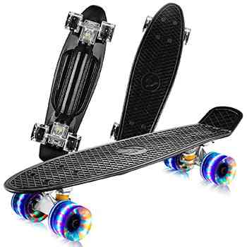 Children's Scooter Penny Board With Luminous Led Wheels