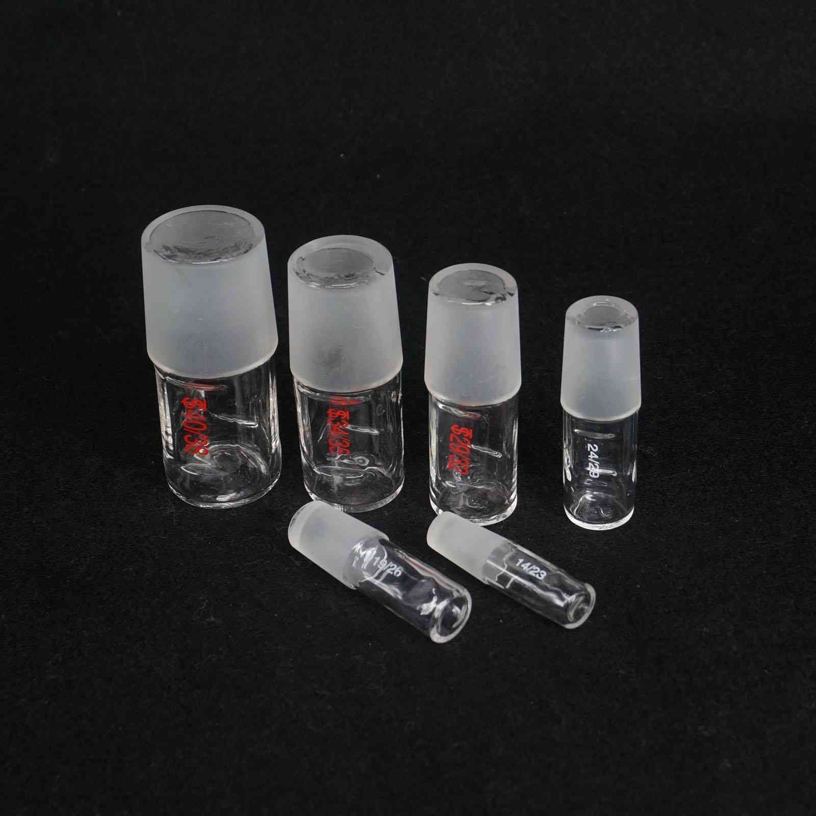 Male Hollow Ground Glass Stopper Cap, Joint Plug Laborotary Glassware
